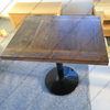 Square solid wood coffee table butcher worktop countertop