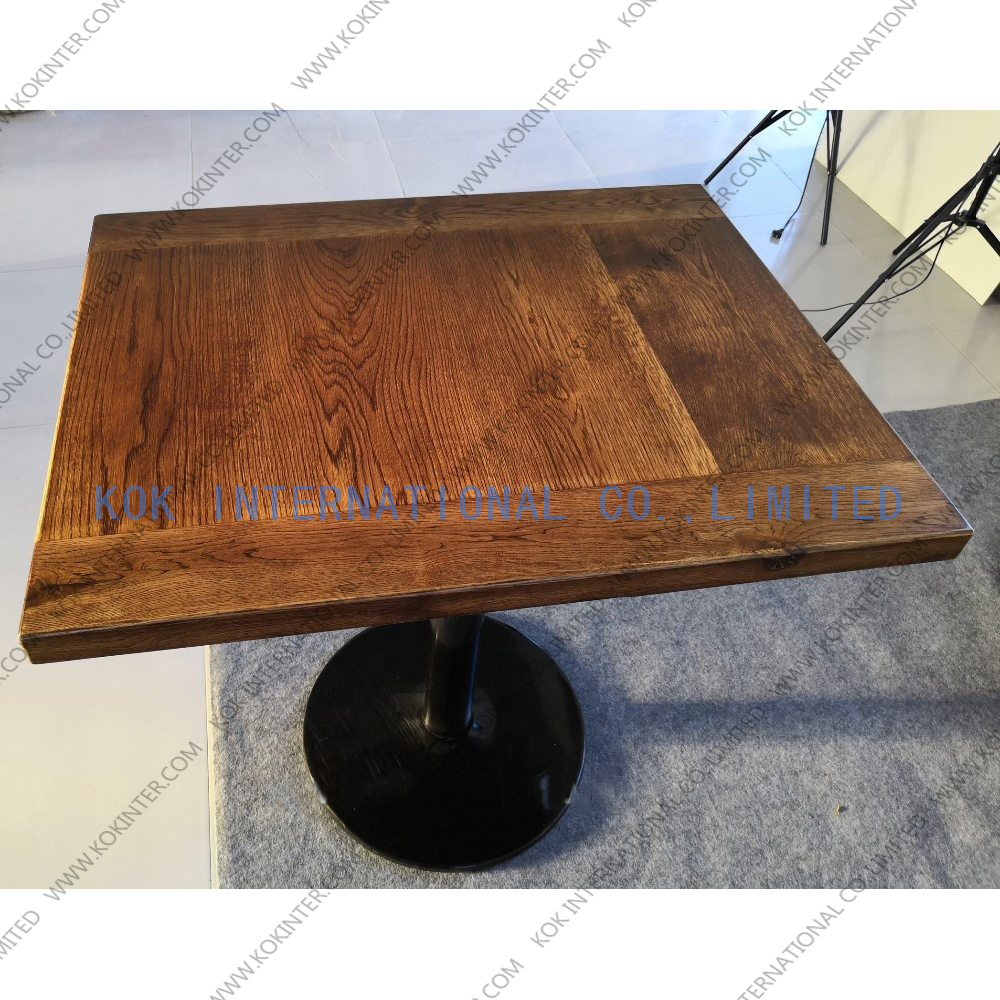 Square solid wood coffee table butcher worktop countertop