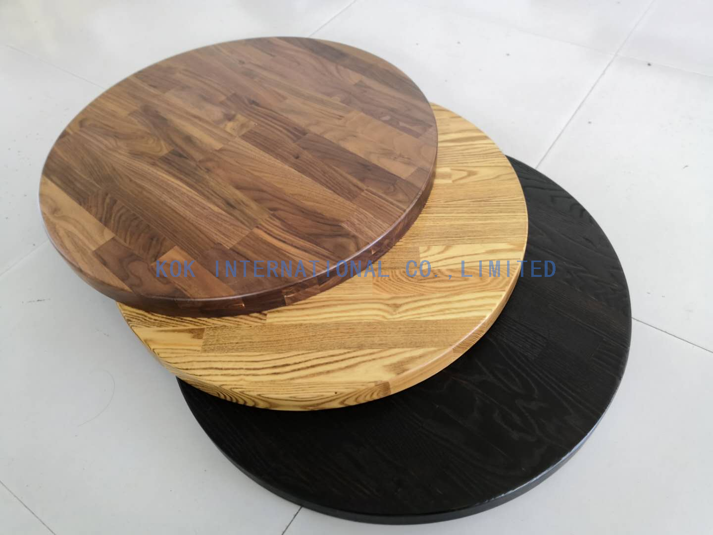 round solid wood coffee table butcher worktop countertop