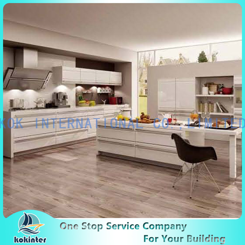 Modern Modular Style Solid Wood Kitchen Cabinet