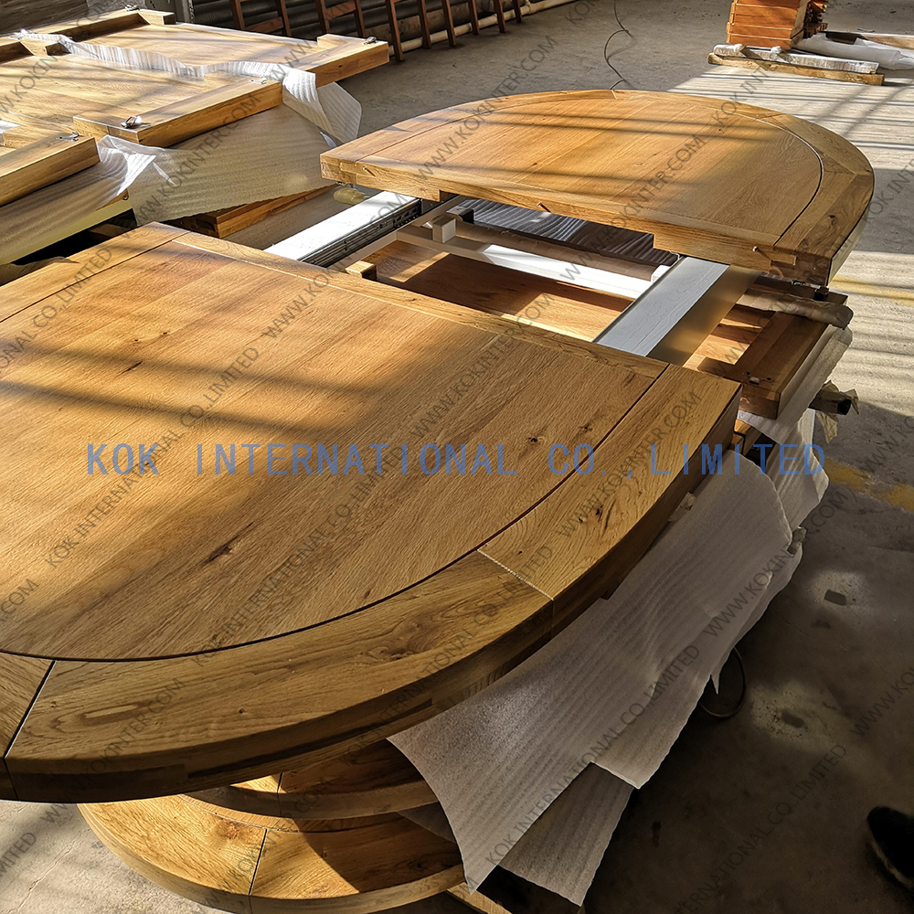 Expandable Dining Table White Oak Table solid wood table