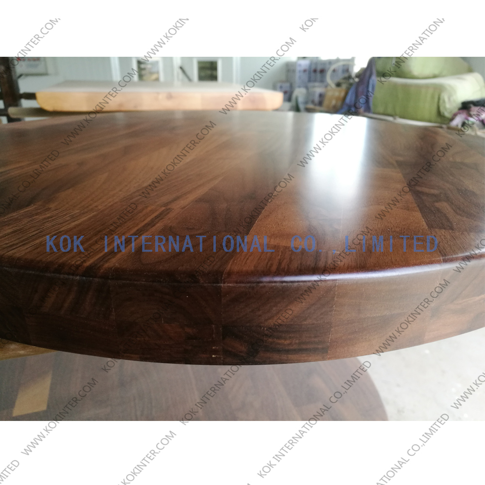 round solid wood coffee table butcher worktop countertop
