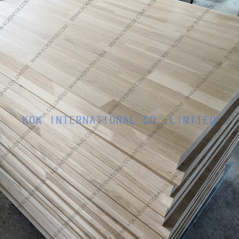 white oak finger joint board panel for furniture worktop table tops butcher countertops