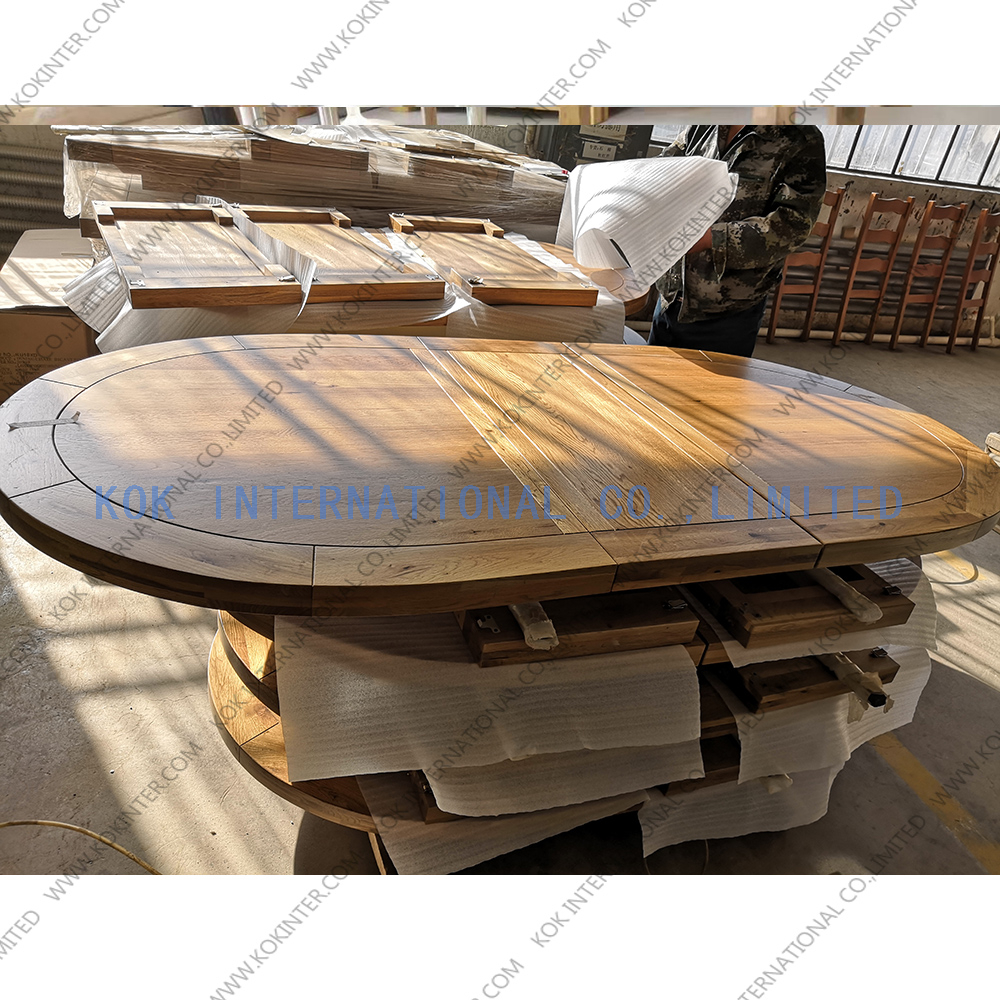 Expandable Dining Table White Oak Table solid wood table