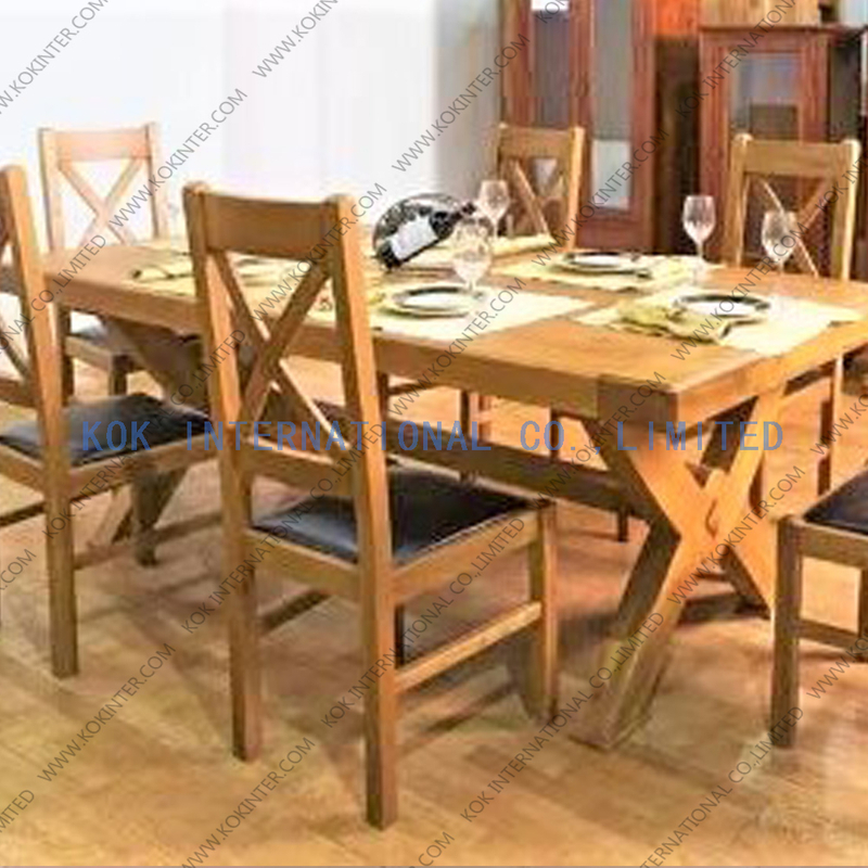 solid wood dining table 