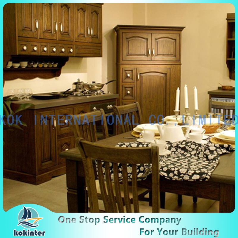 America Style Solid Wood Kitchen Cabinet