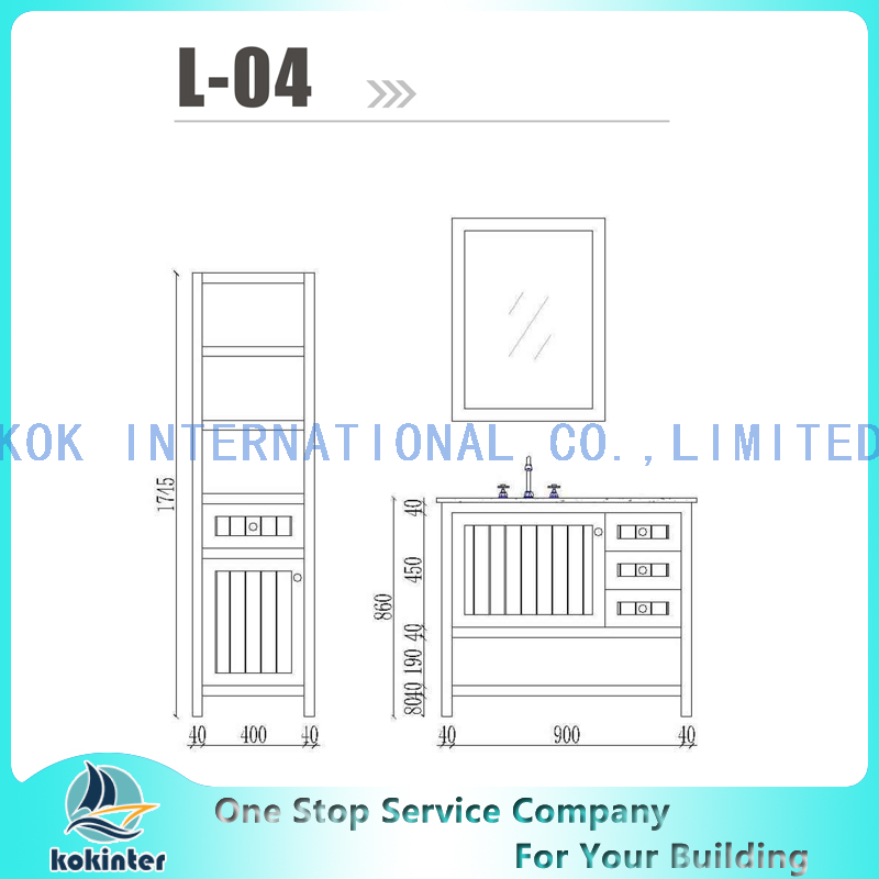 Bathroom cabinet Vanity set L04