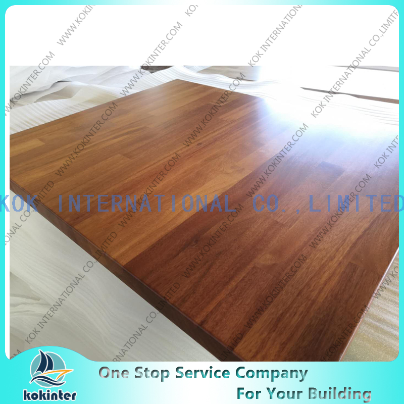 Acacia finger joint board panel for furniture worktop table tops butcher countertops