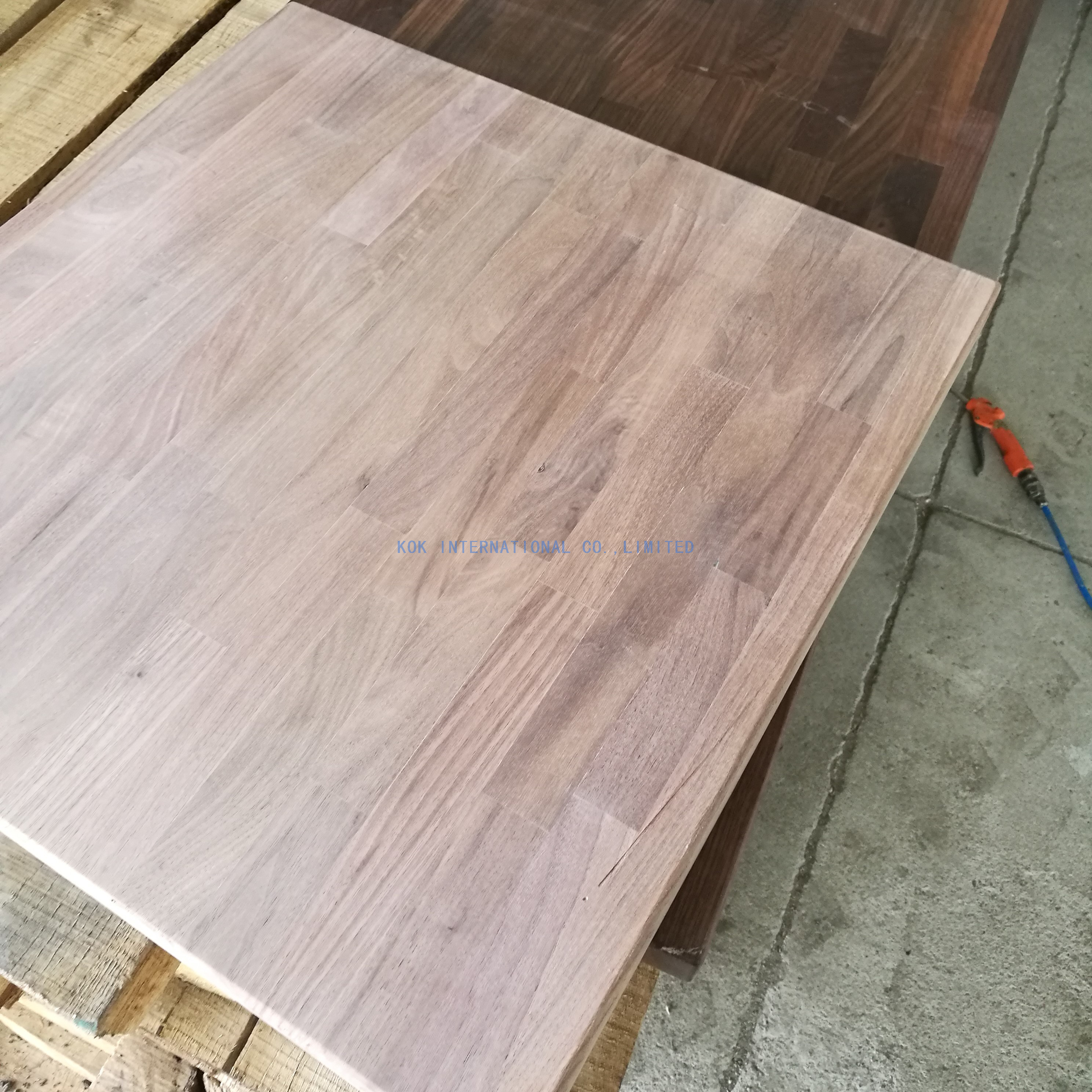 Dulex walnut finger joint board panel for furniture worktop table tops butcher countertops