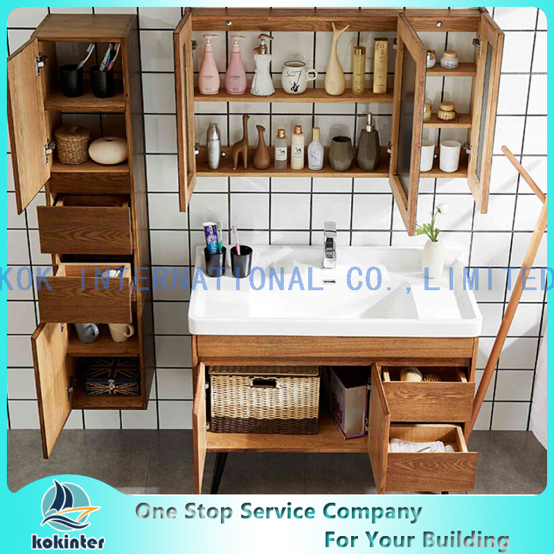 Bathroom floor stand cabinet Vanity set B01