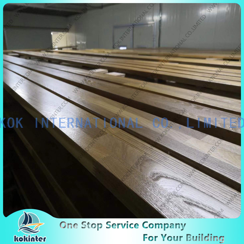 6meters oak finger joint board panel for furniture worktop table tops butcher countertops