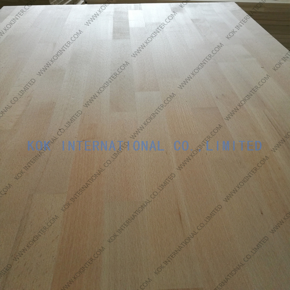 Beech wood finger joint board panel for furniture worktop table tops butcher countertops