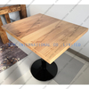 Square solid wood coffee table butcher worktop countertop